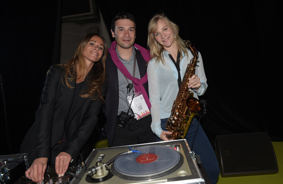 74. Les « Sisters » Patricia, Nora et Cédric Diogon (Medef)