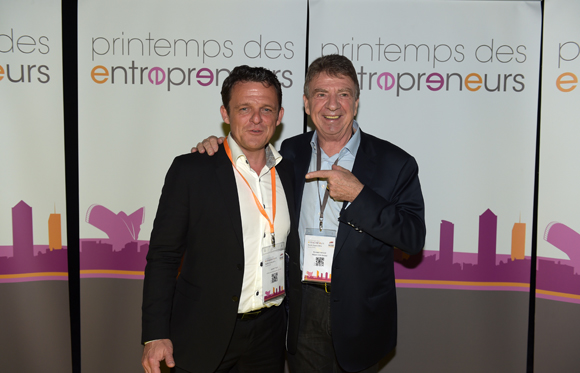 79. Laurent Fiard, président Cluster Edit et Bernard Fontanel, président du Medef Lyon Rhône