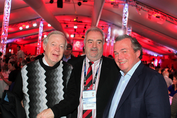 1. Gille Buna, Dominique Vinay (Sonepar) et Olivier Ginon, président de GL Events