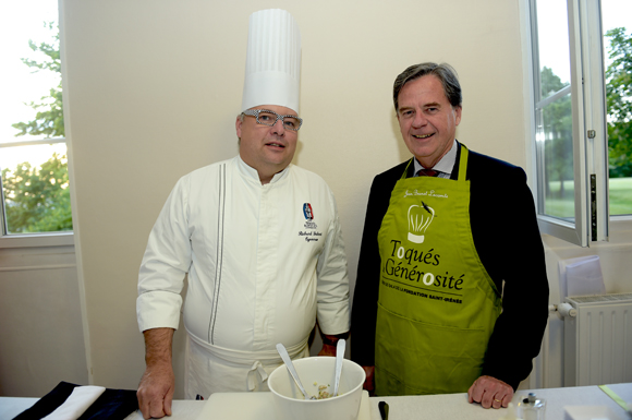 13. Le chef Richard Soibinet et Jean Brunet-Lecomte (Banque Populaire)