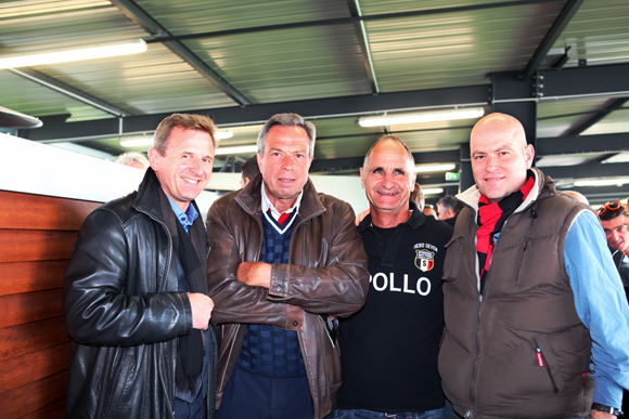 15. Christophe Pfleger, Bernard Denuzière (PFF Sport conseil), Guy et Alain Soula (Noa Production) 