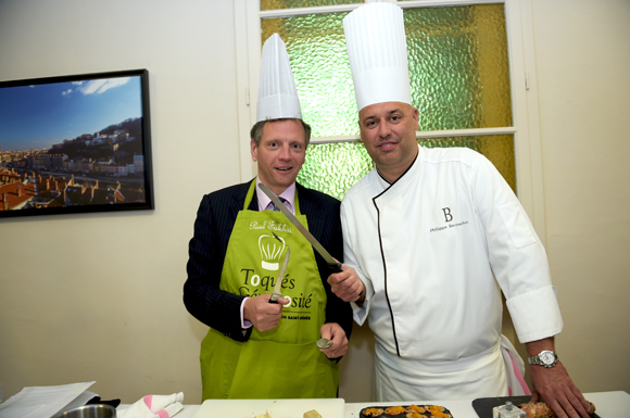 15. Paul Fakhri (Egonzehnder) et le chocolatier Philippe Bernachon