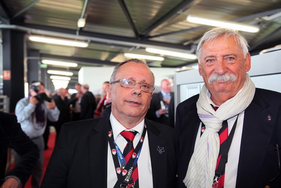 17. Franck Isaac-Sibille (LOU Rugby) et Roger Cesa, ancien président du LOU Rugby 