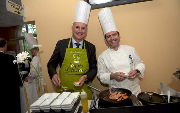 25. Jean-Luc Logel et le chef Julien Gautier