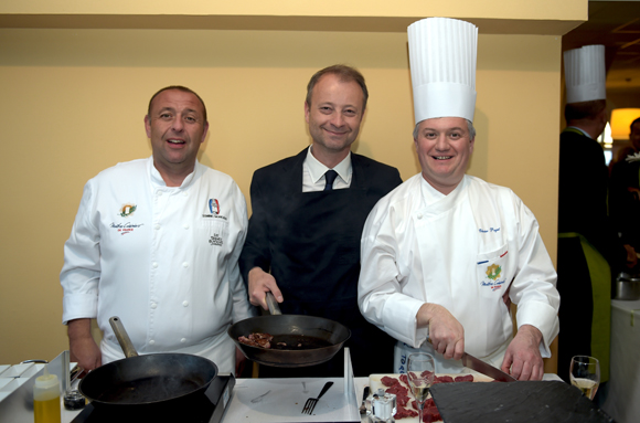 26. Les chefs Dominic Moreaud, Marco (Lyon People) et Olivier Paget