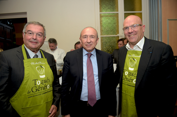 39. Michel Mercier, maire de Thizy-les-bourgs, Gérard Collomb, sénateur maire de Lyon et Bruno Bonnell, président de Robopolis