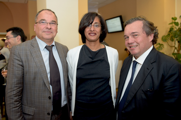 4. Yves Chavent, président du Tribunal de commerce de Lyon, son épouse Hayette et Olivier Ginon, président de GL Events
