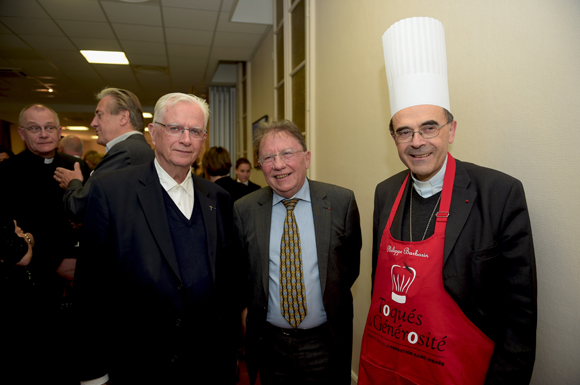 43. Mgr Emmanuel Payen, Jean-Jacques Pignard, sénateur du Rhône et Monseigneur Philippe Barbarin