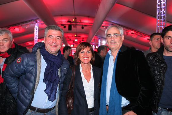 5. Eric Lesage, Sylvaine son épouse et Albert Serrano (Banque Rhône-Alpes)