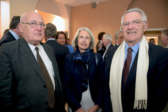 5. Régis Pelen, Anne-Marie et Philippe des Marescaux, président de la Fondation de Fourvière