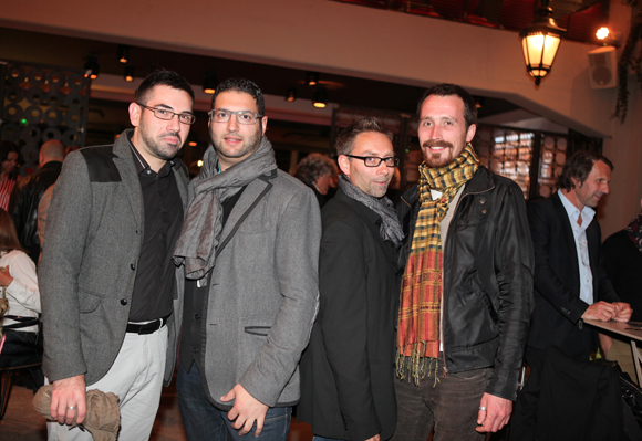 53. Axel Bary, Olivier Zaroukian (Elie Event), Christophe Saget (Mairie de Brignais) et Romain Deschamps 