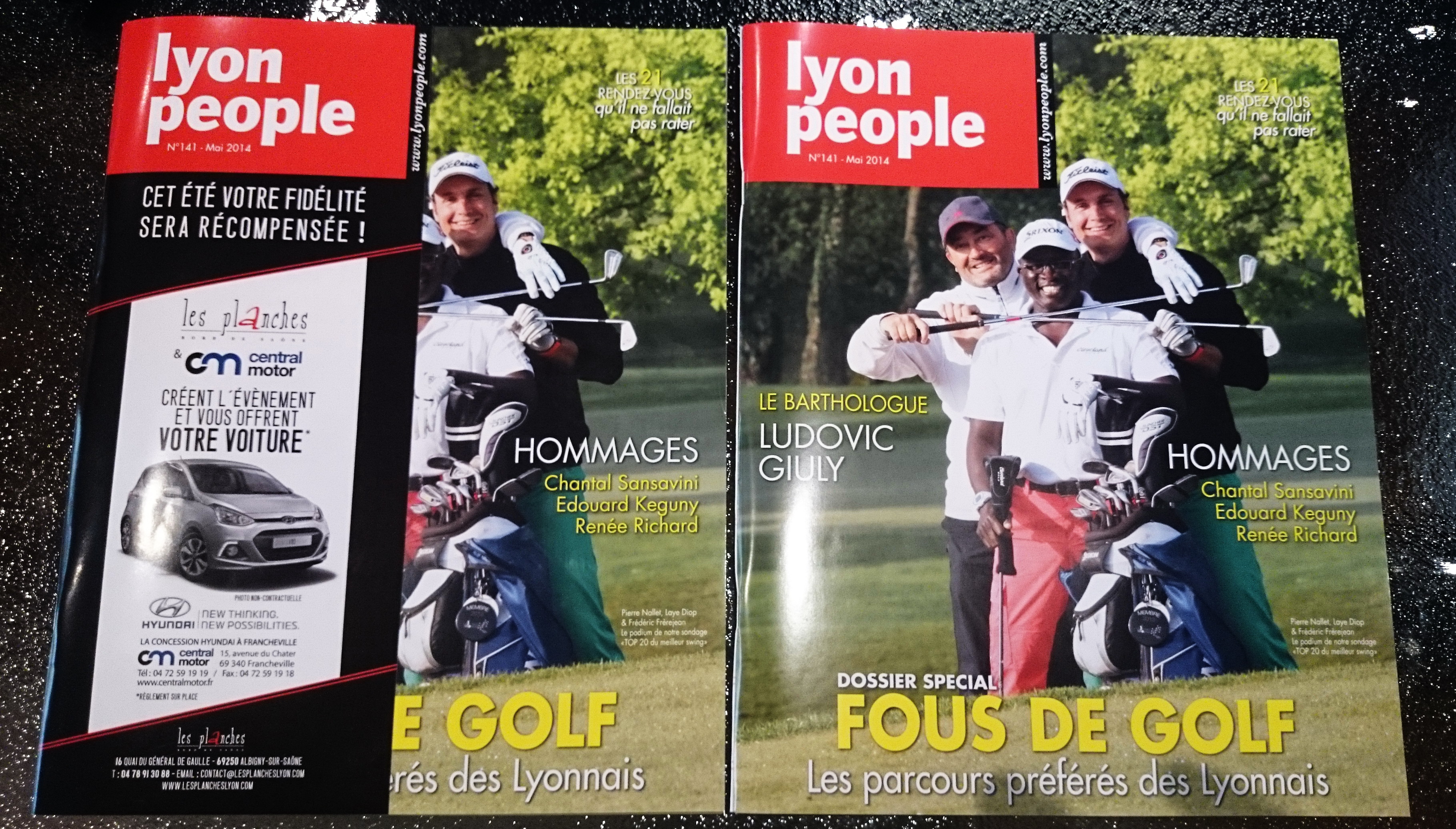 Lyon People Mai 2014. Un Spécial Golf déjà dans les bacs