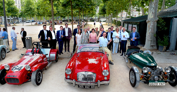 Tour Auto 2014. Brice Robert roule des mécaniques