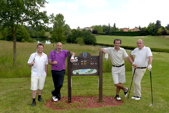 1. Pierre-Albert Perraudin, Eric Bonnefond, Christophe Rizzo et Thierry Leclercq