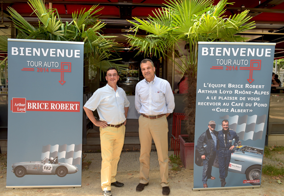 1. Brice Robert (Brice Robert) et le pilote Franck Augis