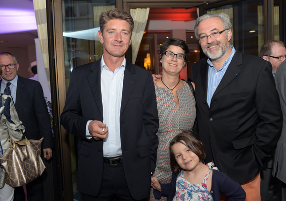 12. Damien Gouy-Perret, directeur de cabinet du maire du 6ème, Erick Roux de Bézieux (Syntagme), son épouse Elodie, mairie du 6ème et leur fille Camille