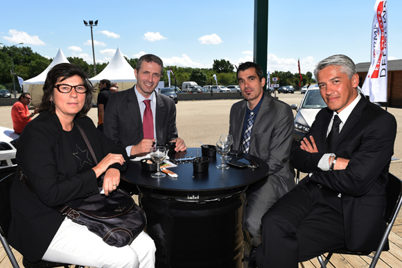 12. Odile Iché (Laboratoire Mylan), Fabien Panier (Mapping control), Laurent Geronimi (Mapping control) et Wilfrid Vernhes (Solutra)