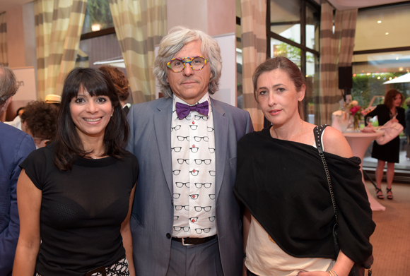 13. Sandra Larger (Byzance coiffure), Pierre Bourdeau (Bourdeau Optique) et Joséphine Gauthier (Siecom)