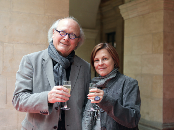 16. Le metteur en scène Bernard-Clément Maigrot, et Isabelle Curé (Union Financière de France) 