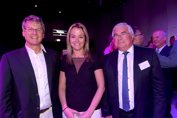 18. Pierre Doucet (JFK Média), Sandra Eysseric (Medef Lyon-Rhône) et Christian Donzel (Visiativ)