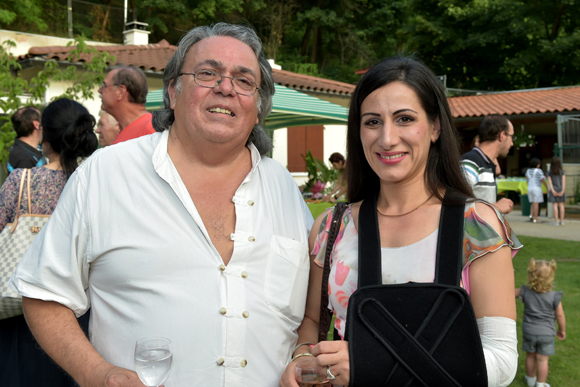 21. Le producteur Gérard Gutierrez et Yasmina Zaabi (Directeur communication Diaspora pour la Serbie)