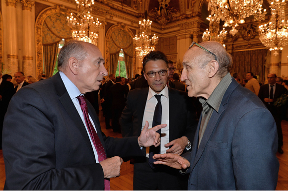 24. Gérard Collomb, Olivier Bernardeau et Georges Halatas