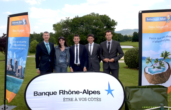 26. L’équipe Rhône-Alpes Nord et centre d’affaires de la Banque Rhône-Alpes