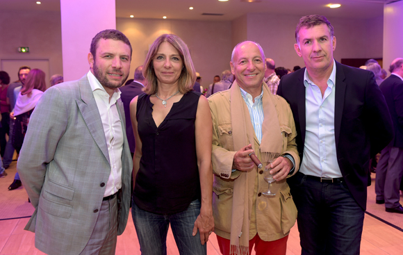 26. Franck Sciessere directeur de la Cour des loges, Valérie (Lyon People), Jean-Louis Maier et Nico (Lyon People)