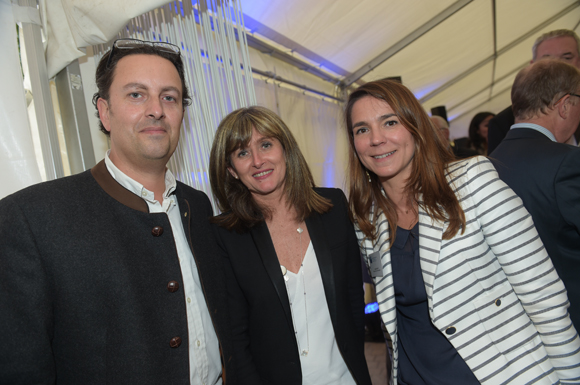 27. Aldo Peaucelle (Art & Patrimoine conseil), Sandrine Roussarie et Valérie Escot (Banque Populaire)