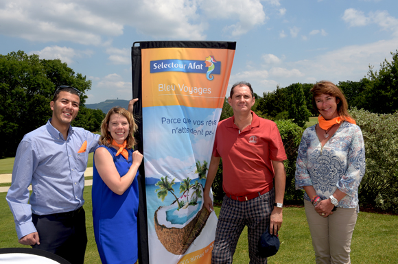 27. Anes Mahjoub, Aline Toso, Jean-Pierre Lorento et Christine Pella (Bleu Voyages Selectour Afat)