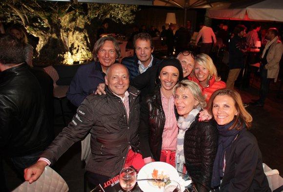 31. Xavier de Saint Jean, l’horloger Jean-Louis Maier, Pascal Cot (Cot Contemporain), Karine Fontaine (Sotheby’s Realty), Sandrine Pouquine (Kare) et Nathalie Cot (Cot Contemporain) 