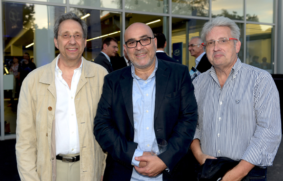 32. Jean-Louis Djian, Jean-Luc Samak (Bijouterie Lafayette) et Jean-Guy Mestas (Central Auto)