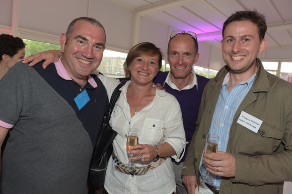 34. Gilles Peillon (GRDF), Alexandra Ienne, Laurent Sabot et Vincent Ollagnier (Central Immobilière)