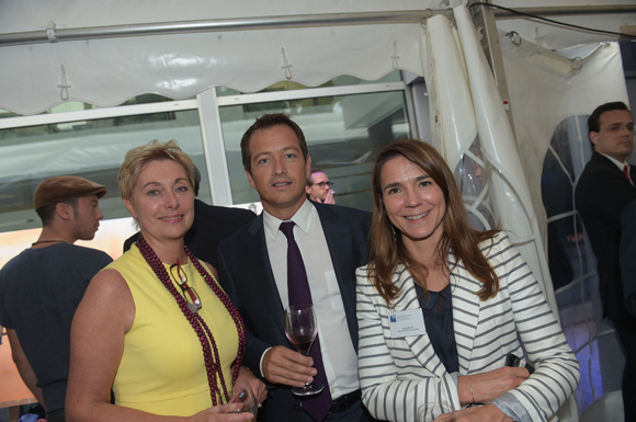 36. Sabine Commaret (Banque Populaire), Charles Darnault (Diagonale) et Valérie  Escot (Banque Populaire)