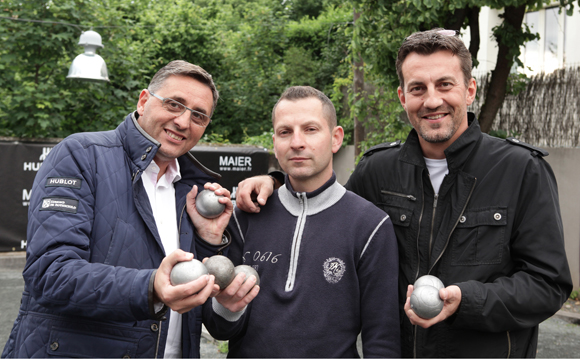 4. Fabrice Aubert (Ferrari), Sylvain Ribotta (SRB), Laurent Machabert (DVA)