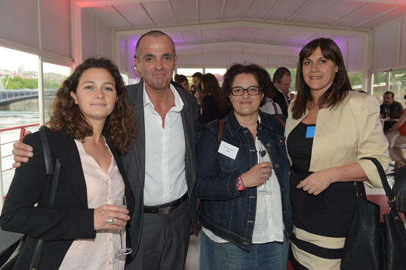 43. Elodie Rambaud (Multi Régie), Philippe Tissot (Servigaz), Stéphanie Feraud (Janin) et Marjorie Palandjian (Leximpact)