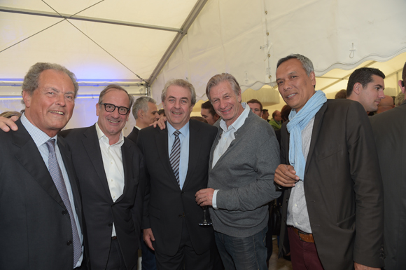 61. Daniel Duquesne, Philippe Florentin (Bieh), Maître Richard Brumm, adjoint aux Finances, Claude Polidori (Maison Victoire) et Richard Im (Banque Populaire)