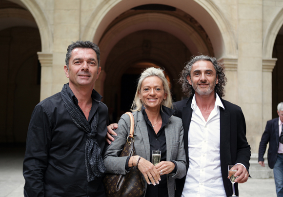 8. Nicolas Velut, son épouse Isabelle Shampoo et Luigi Sellaroli (Hair République) 