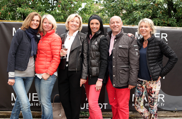 9. Nathalie Cot (Cot Contemporain), Sylvie Maniglier, Catherine Termoz, Karine Fontaine (Sotheby’s Realty), l’horloger Jean-Louis Maier et Sandrine Pouquine (Kare) 