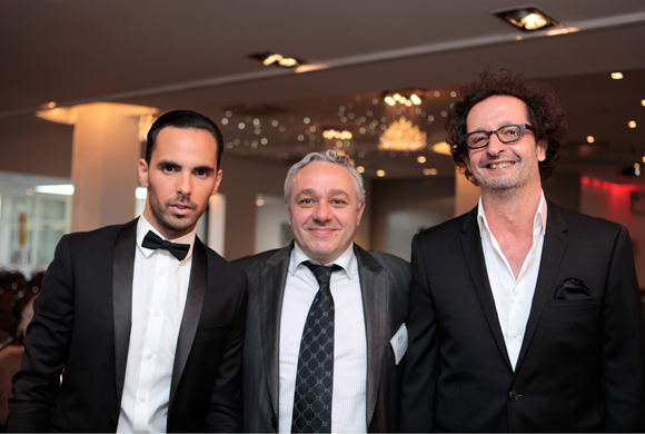 1. Ludovic Barras, parrain de promotion, Serge Le Strat, directeur général du groupe EDH et Jean-François Croës, directeur de l’EFAP Rhône-Alpes 