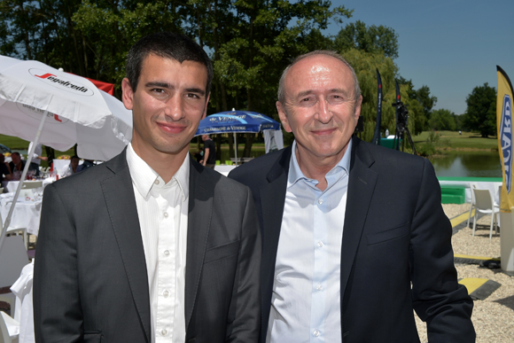 12. Yann Cucherat, adjoint aux Sports et Gérard Collomb, sénateur-maire de Lyon 