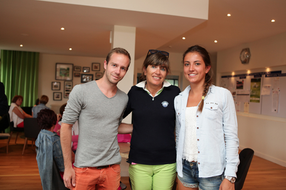 12. Nicolas Duval (Takeay), Véronique Augier, dentiste et Mathilde Augier (IUT Annecy) 