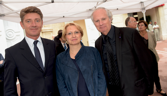 16. Damien Gouy-Perret, directeur de cabinet du maire du 6ème, Hervé Brun, adjoint au maire du 6ème et son épouse Jeanne