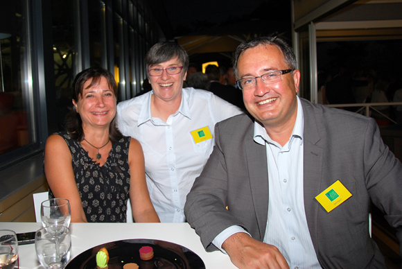 22. Virginie Lopez (Gerflor), Céline Dufour (Gerflor) et Pierre Sallard (Gerflor)