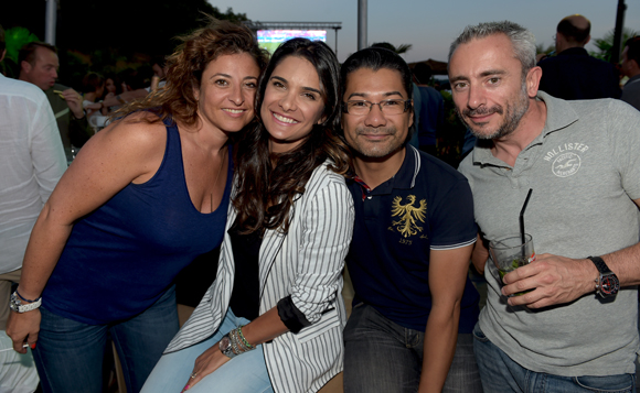 24. Cathy, Tatiane, Michel et Patrick