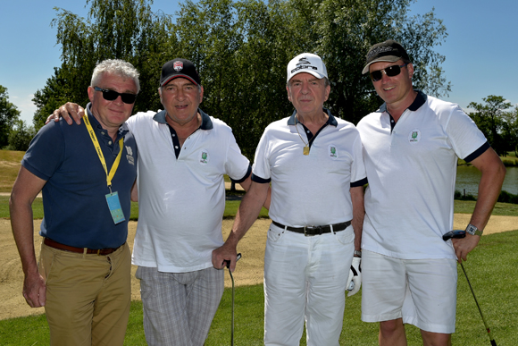 39. La Medef Team avec Jean-Louis Joly, Bernard Fontanel (Président du Medef), Thierry Dussard et Claude Faure