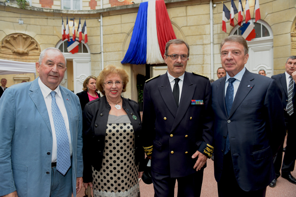 41. Jean-Paul Mauduy, président de la CRCI, Evelyne Haguenauer, Jean-François Carenco, Préfet du Rhône et  Bernard Fontanel 