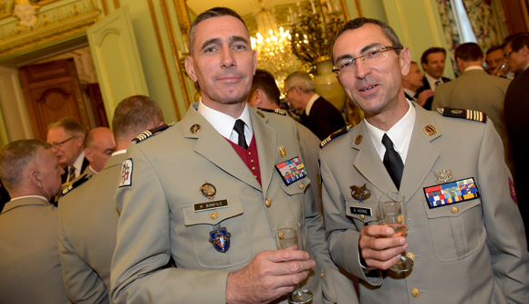 45. Le lieutenant-colonel Henri Bonfils et le Médecin Colonel Gabriel Astrie