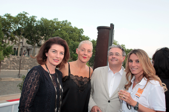 7. Chantal Palluis (Foncimo), Cécile Remond, architecte du patrimoine, Marc Pigeroulet (Arioste Immobilier) et Anne Caudard-Breille (DCB International) 