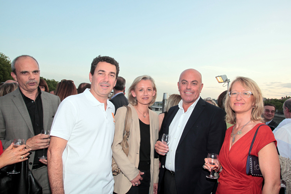 9. Julien Rollet (DCB), Maitre Sophie Trojani, avocat, Eric Mazoyer, mairie de Limonest adjoint à l’urbanisme, son épouse Fabienne  